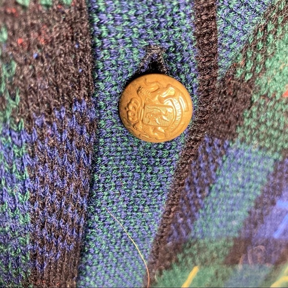 Vintage Pendleton mens small wool cardigan retro womens M/L - Picture 7 of 16